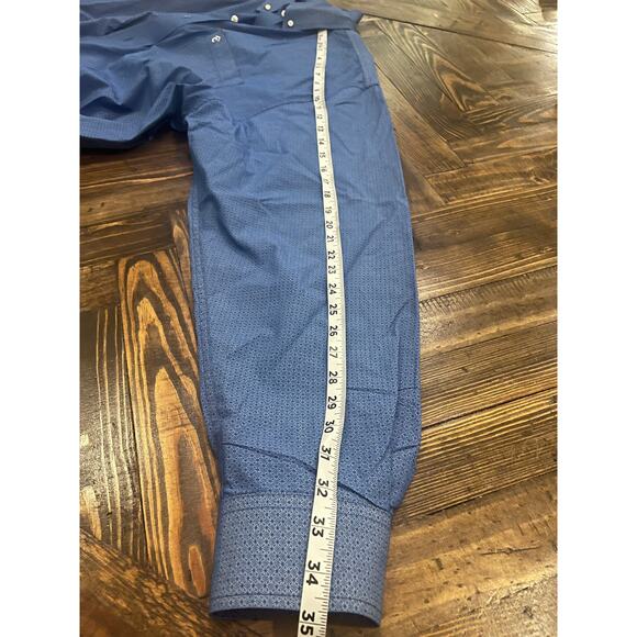 Rafter C Shirt Men XXL Blue Geometric Western Long Sleeve Button Cowboy Concert - Picture 7 of 9